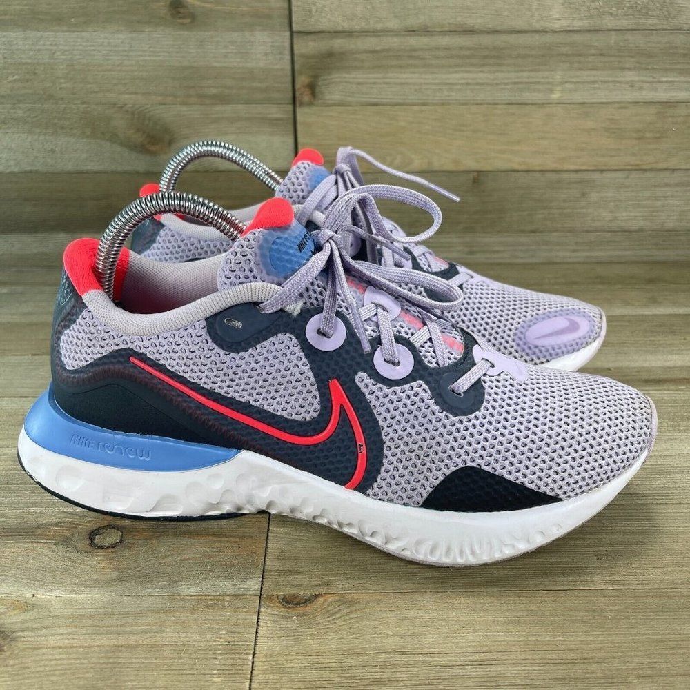 Nike Womens Renew Run CK6360-500 Gray Running Shoes Sneakers Size 9